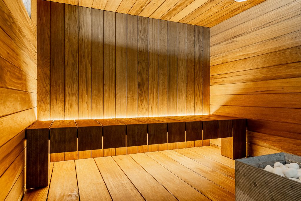 Uudiskohteen sauna