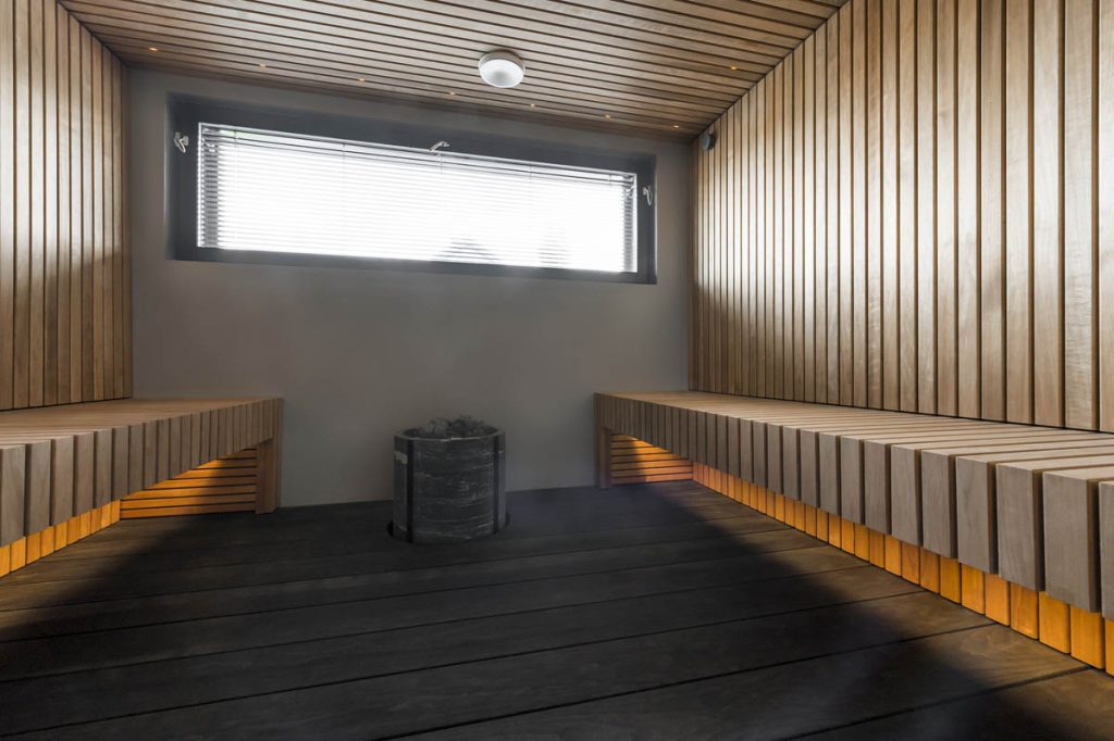 Tuusulan asuntomessukohteen sauna 5