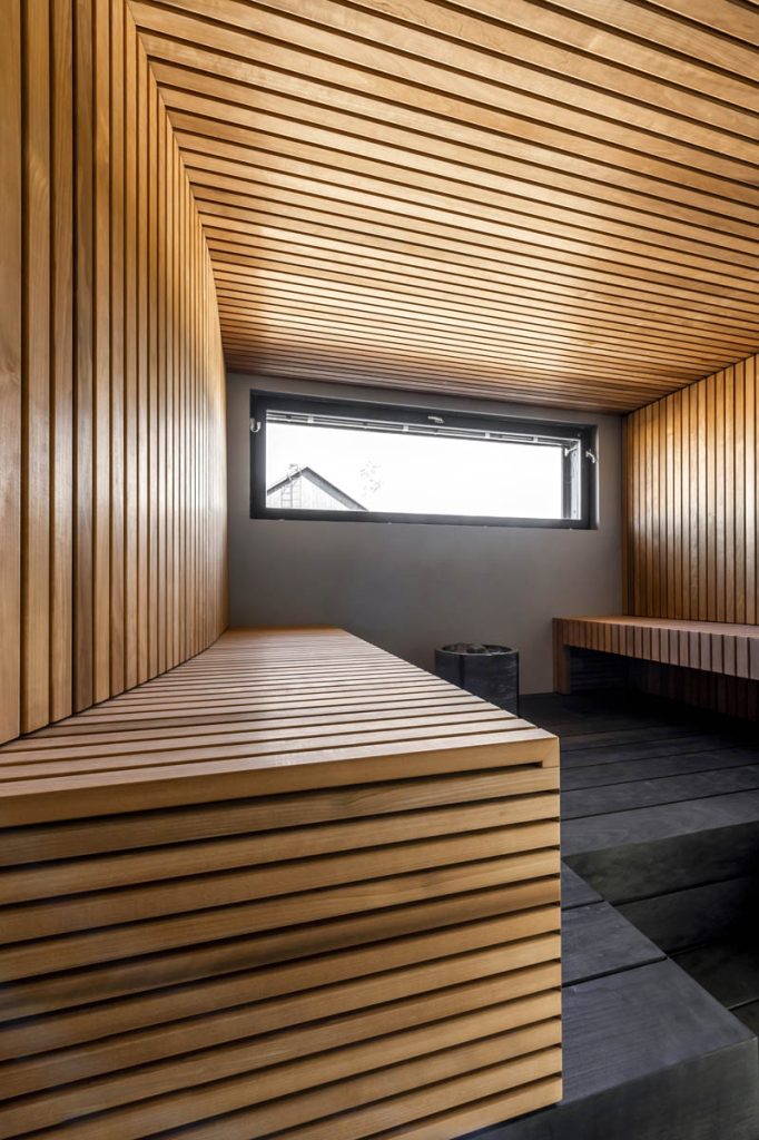 Tuusulan asuntomessukohteen sauna 6